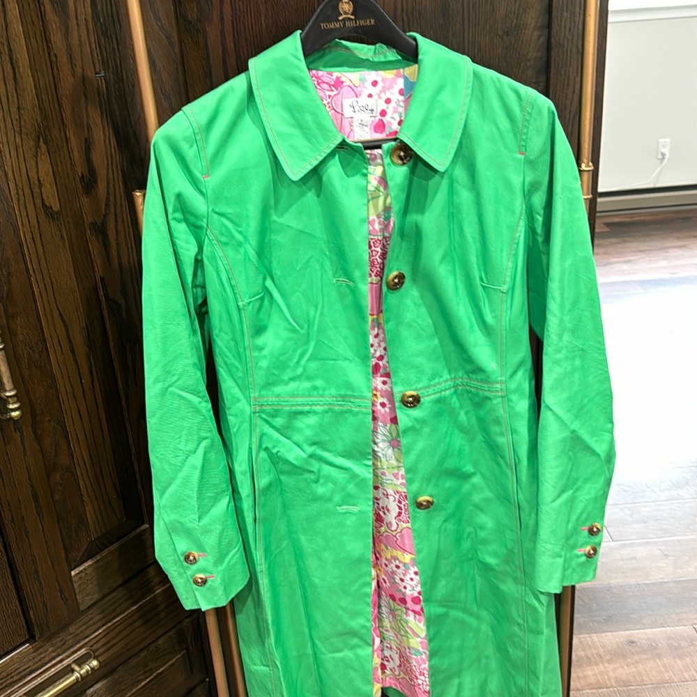 Lilly Pulitzer trench coat